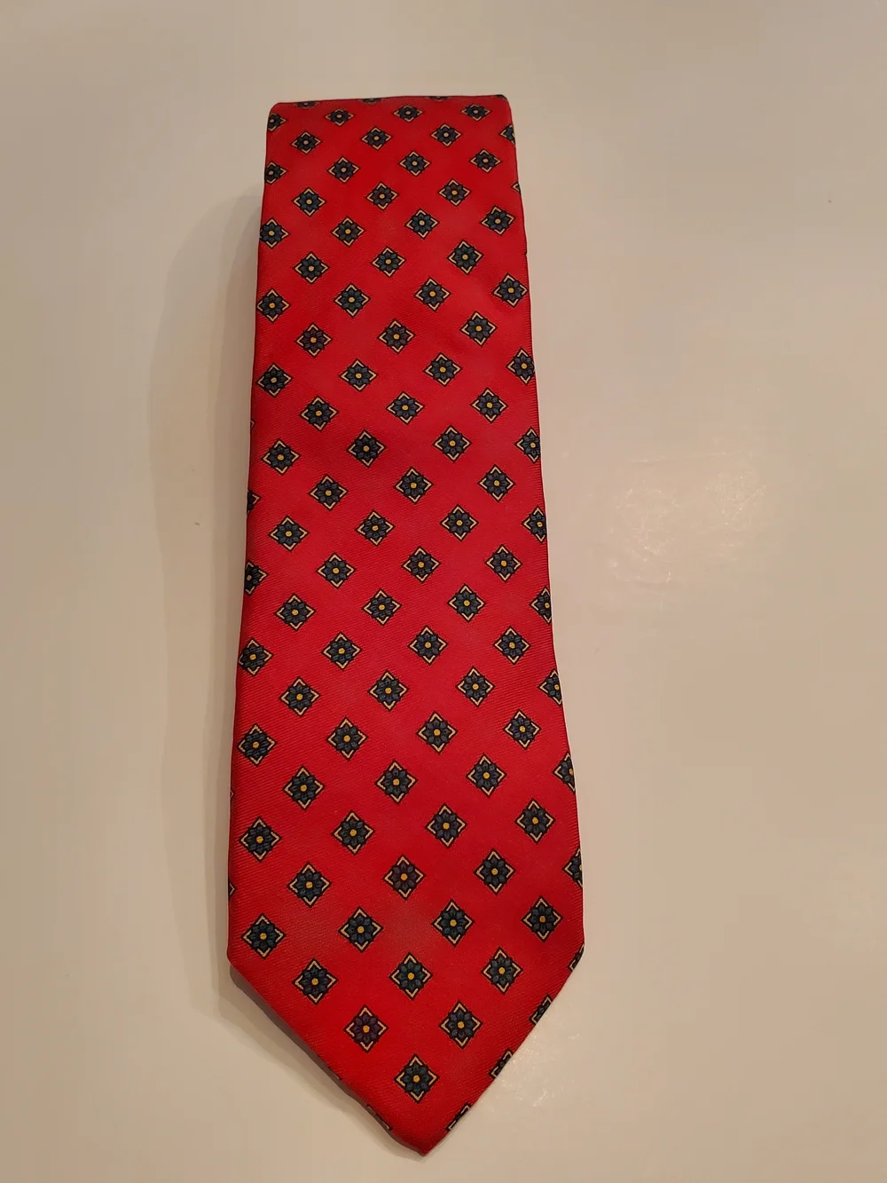 Vintage - Silk Tie Bundle • Henry Grunthal & Lands’ End • Classic Red